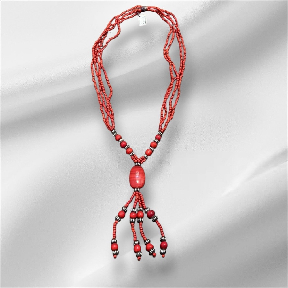 Beaded Statement Necklace
